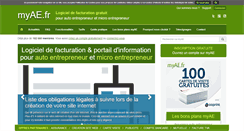 Desktop Screenshot of myae.fr