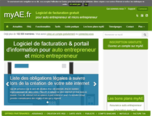Tablet Screenshot of myae.fr